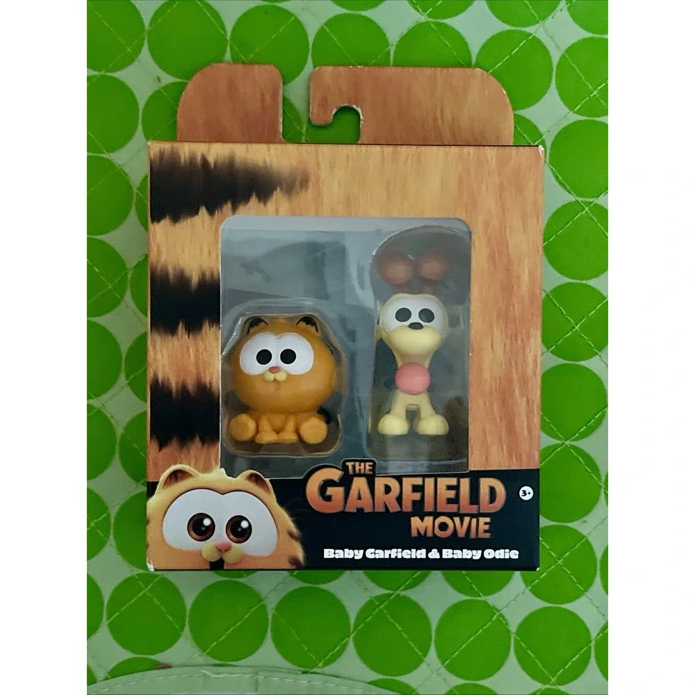 The Garfield Movie Baby Garfield‎ & Odie Collectible (2) Figures NEW